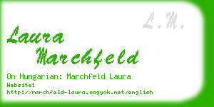 laura marchfeld business card